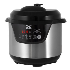 Kalorik 4 Quart Stainless Steel 6-in-1 Multi Use Pressure Cooker